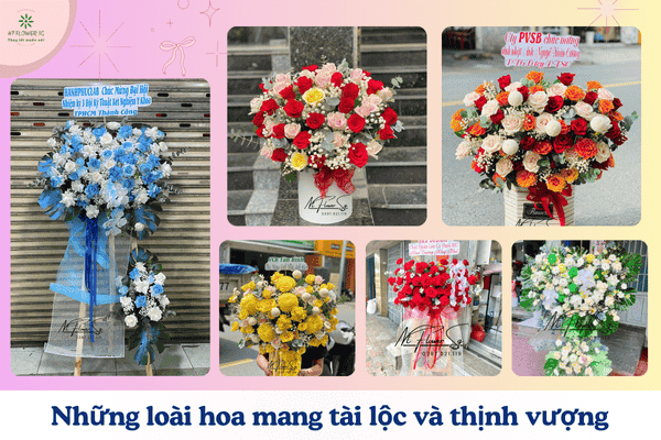 Các loại hoa khai trương mang lại may mắn